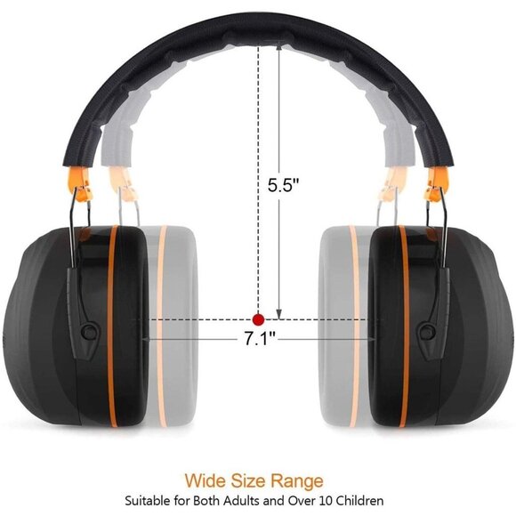 Tacklife NRR 28dB Shooters Hearing Protection Ear Muffs-HNRE1 - Picture 6 of 9